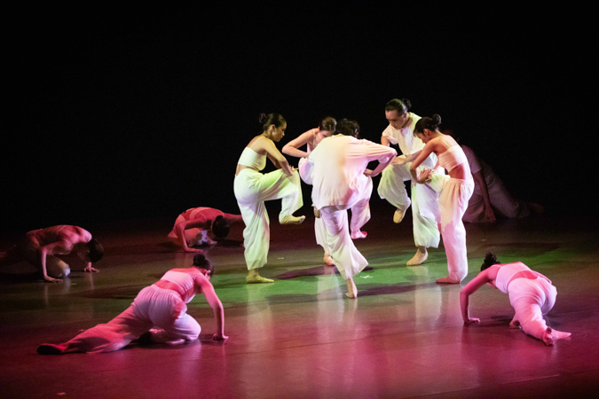Dramatic Group Dance Performance